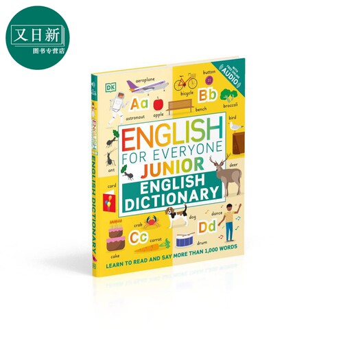 English for Everyone Junior English Dictionary DK人人学英语 每日英语字典 英文原版 儿童插图词汇字典图书