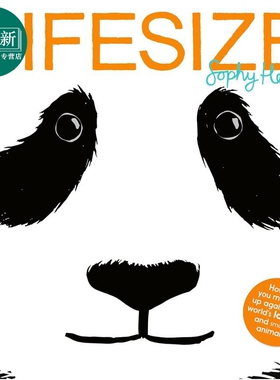 Sophy Henn Lifesize 动物的真实尺寸 猜猜我有多大英文原版 进口图书 儿童绘本 动物知识 科普图画书 又日新