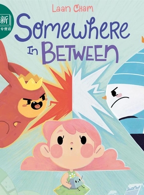 阳光与雪地 Laan Cham Somewhere In Between 英文原版 儿童绘本 图画故事书 精装精品绘本 进口儿童读物 4-8岁 又日新