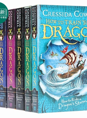 驯龙高手7-12 How To Train Your Dragon 6 Books (7-12) by ‎Cressida Cowell Ages 9-14 Paperback 又日新