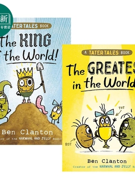 Tater Tales 桥梁漫画 土豆故事2册 英文原版 儿童幽默漫画故事图画图像小说 The King of Greatest in the World 又日新