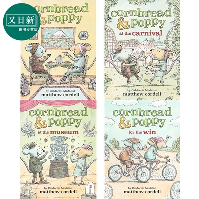 面包鼠与波波鼠4册英文原版