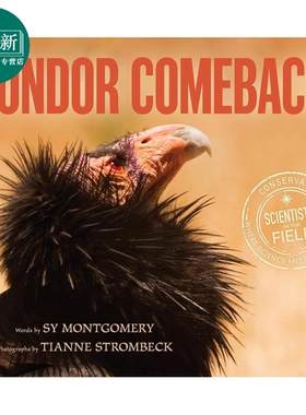 神鹫的回归 Condor Comeback 英文原版进口 儿童科普读物 自然科学知识 Scientists in the Field 实地科学家 又日新