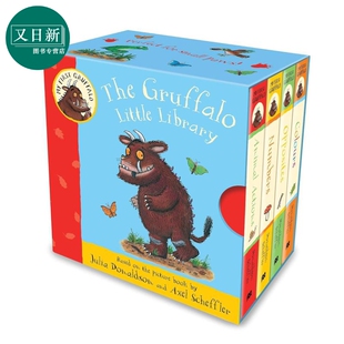 朱莉娅唐纳森 咕噜牛的小小图书馆 The Gruffalo Little Library 英文原版 儿童绘本 图画故事书 进口童书 又日新