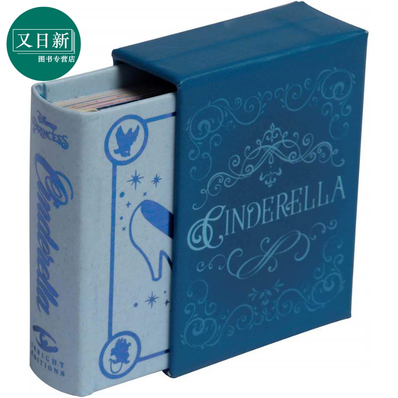迪士尼灰姑娘 迷你书 Disney Cinderella Tiny Book 英文原版 Brooke Vitale 动画 卡通 公主 影视 童话 又日新
