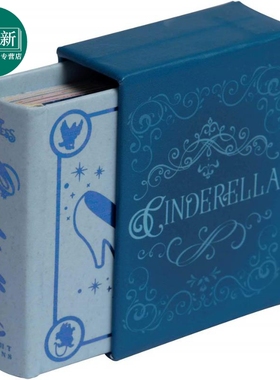 迪士尼灰姑娘 迷你书 Disney Cinderella Tiny Book 英文原版 Brooke Vitale 动画 卡通 公主 影视 童话 又日新