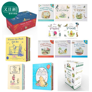Winnie The Pooh小熊维尼 英文原版 经典故事盒 儿童绘本故事 文学章节书 森林里的小熊维尼 小熊维尼和朋友 又日新