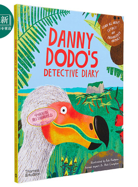 Rob Hodgson 渡渡鸟的侦探日记 Danny Dodos Detective Diary 英文原版进口图书 儿童绘本动物百科图画书  6岁+