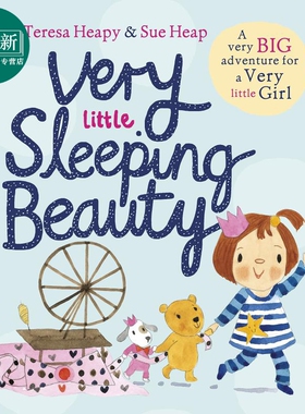 现货 Very Little Sleeping Beauty 小小睡美人 Sue Heap 英文原版 进口原版 2岁到3岁 儿童图画书 小初文学 又日新