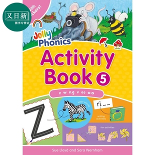 Book 快乐自然拼读活动手册5 Jolly 英语 Activity 手写体英式 又日新 Phonics