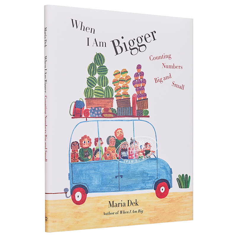 Maria Dek When I Am Bigger Counting Numbers Big and Small 当我成为大个子2 当我长大续集 儿童故事绘本4-7岁