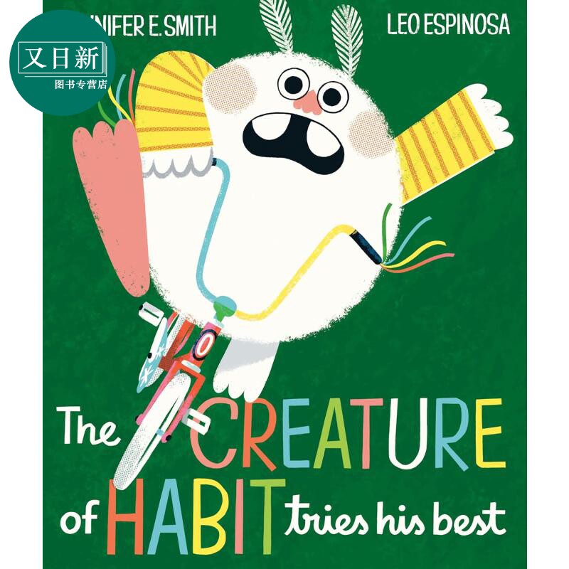 不言败的大个子 Leo Espinosa The Creature Of Habit Tries His Best 英文原版 儿童绘本 图画故事书 精装 进口 又日新