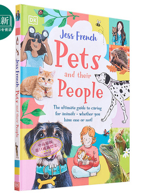 DK动物和他们的主人 Pets and Their People 英文原版 儿童科普绘本 知识百科图书 精装进口 宠物主题读物 7-9岁 又日新