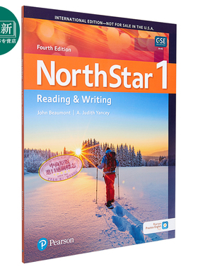 【培生北极星North Star系列第5版】 Reading & Writing Level 1 托福雅思英语课程 考试备考练习