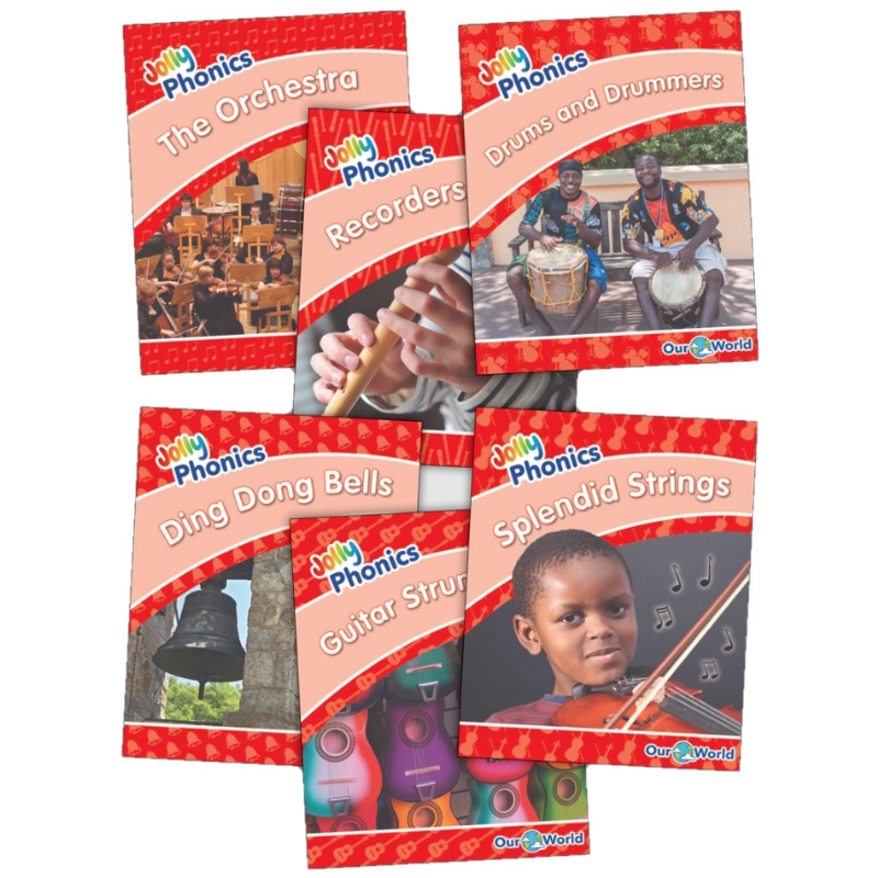 预售 Jolly Phonics Readers Level 1 Our World 快乐自然拼读读物1级 我们的世界 手写体英式英语版 英文原版幼儿教辅 又日新