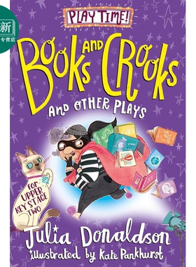 朱莉娅.唐纳森 书籍 骗子和其他戏剧Julia Donaldson Books and Crooks and Other Plays 英文原版 儿童读物 进口 又日新