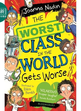 预售 爆笑连连的班级2 The Worst Class in the World Gets Worse 英文原版 爆笑青少年小说 插图章节故事书 7岁以上 又日新