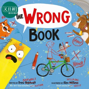 Book 进口童书 搞笑图画书 儿童绘本 Wrong 有错误 英文原版 幽默趣味 大笑图画书 书 精装 亲子绘本 7岁 又日新