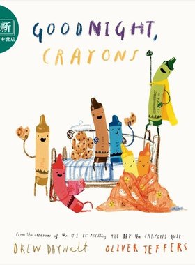 预售 奥利弗.杰弗斯 晚安 蜡笔们 Oliver Jeffers Goodnight Crayons 英文原版 儿童绘本 图画故事书 进口童书 精装 又日新