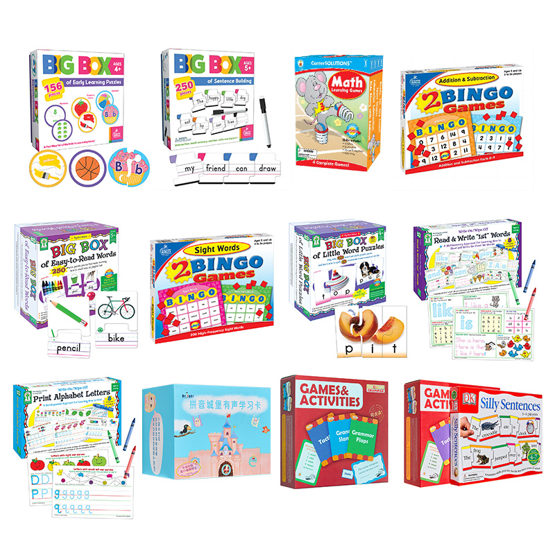 进口原版儿童益智游戏桌游礼盒