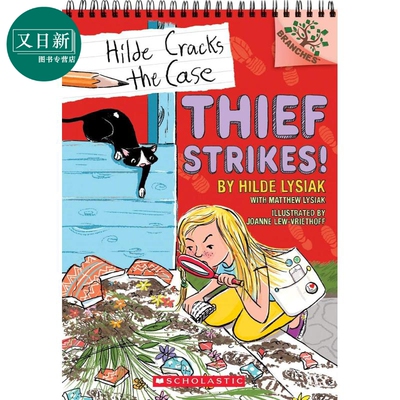 Hilde Cracks The Case 6 Thief Strikes 学乐大树系列Branches 小记者希尔德6 英文原版 儿童小初文学 桥梁章节书 又日新