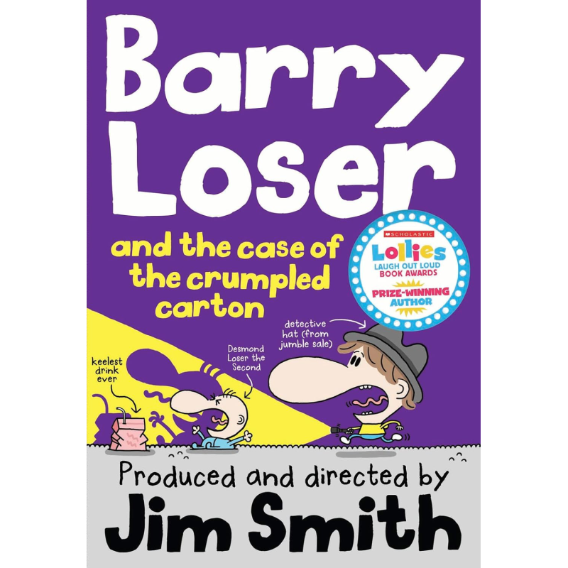 倒霉蛋巴里 巴里的纸箱 The Barry Loser Barry Loser and the Case of the Crumpled Carton英文原版 幽默笑话 又日新
