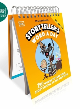 DK沃德史密斯夫人英语拼词卡2阶Mrs Wordsmith Storytellers Word A Day Ages 7-11Key Stage 2 英文原版进口童书 又日新