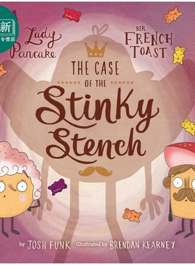 煎饼太太和吐司先生2 臭气冲天事件 Case of the Stinky Stench 英文原版 儿童绘本 故事图画书 精装绘本进口图书 又日新