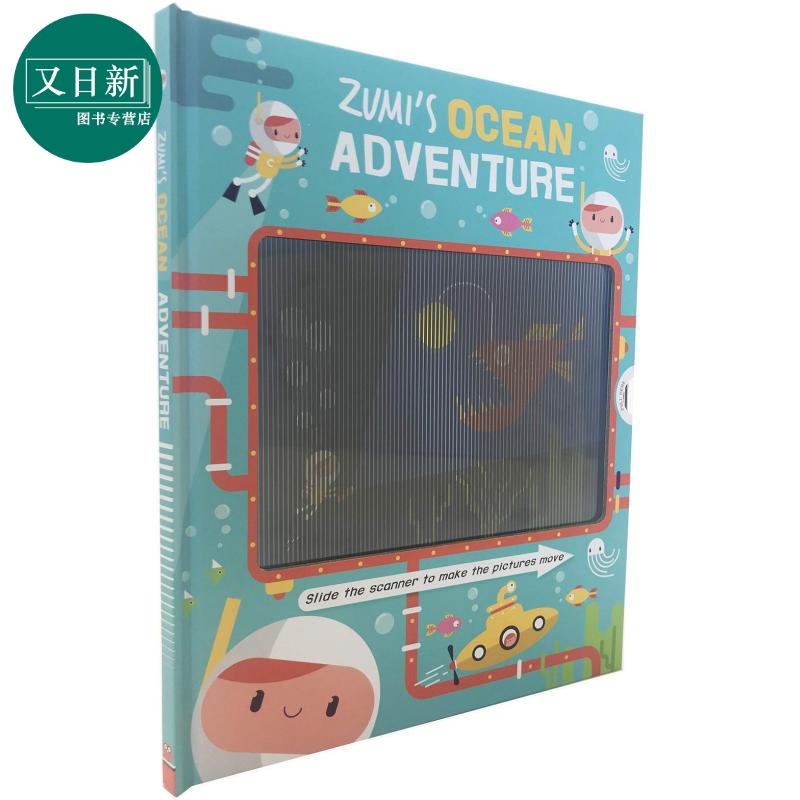 Zumi's Ocean Adventure 视觉绘本：祖米的海洋历险 英文原版 进口图书 儿童绘本 故事图画书 活动与玩具书  又日新 书籍/杂志/报纸 儿童读物原版书 原图主图