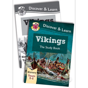 英国CGP小学历史探索与学习系列 维京人研究2册 含练习 Vikings Study