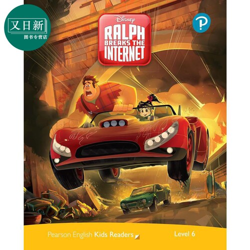 英文原版 级别6迪士尼儿童读物 无敌破坏王2含音频Level 6 Disney Kids Readers Ralph Breaks the Internet Pack 又日新