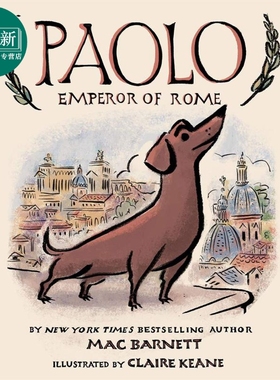 凯迪克奖得主Mac Barnett 罗马皇帝保罗 Paolo Emperor of Rome Mac Barnett 儿童绘本 故事图画书 英文原版进口