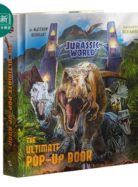 侏罗纪世界 Jurassic World 英文原版 Matthew Reinhart 童书 又日新