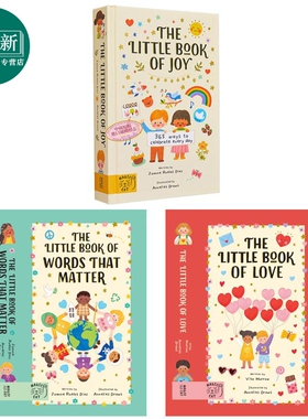 Annelies Draws 快乐小书+词汇小书+宠爱小书The Little Book of Love Words that Matter 英文原版 进口读物 又日新