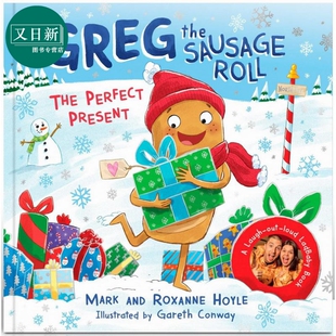预售 Greg the Sausage Roll: The Perfect Present 香肠卷格雷格：至美的礼物 英文原版进口图书 精装儿童绘本图画书 又日新