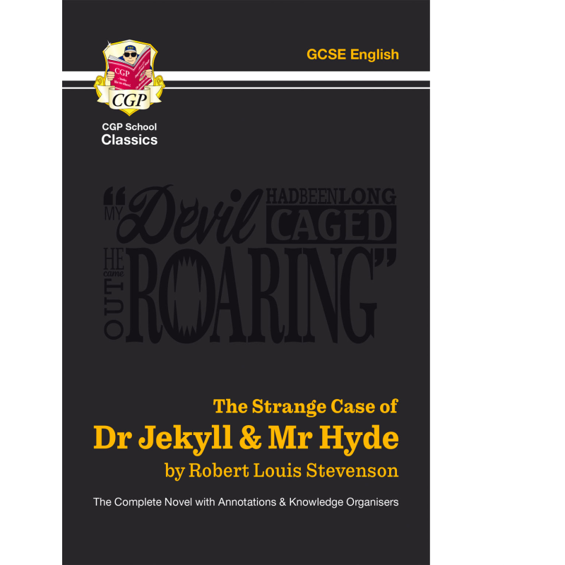 英国CGP原版教辅 The Strange Case of Dr Jekyll & Mr Hyde 化身博士 完整小说附注释知识结构 经典文学著作学习 又日新