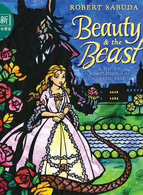 美女与野兽立体书 Beauty & the Beast 英文原版 Robert S 童书 又日新