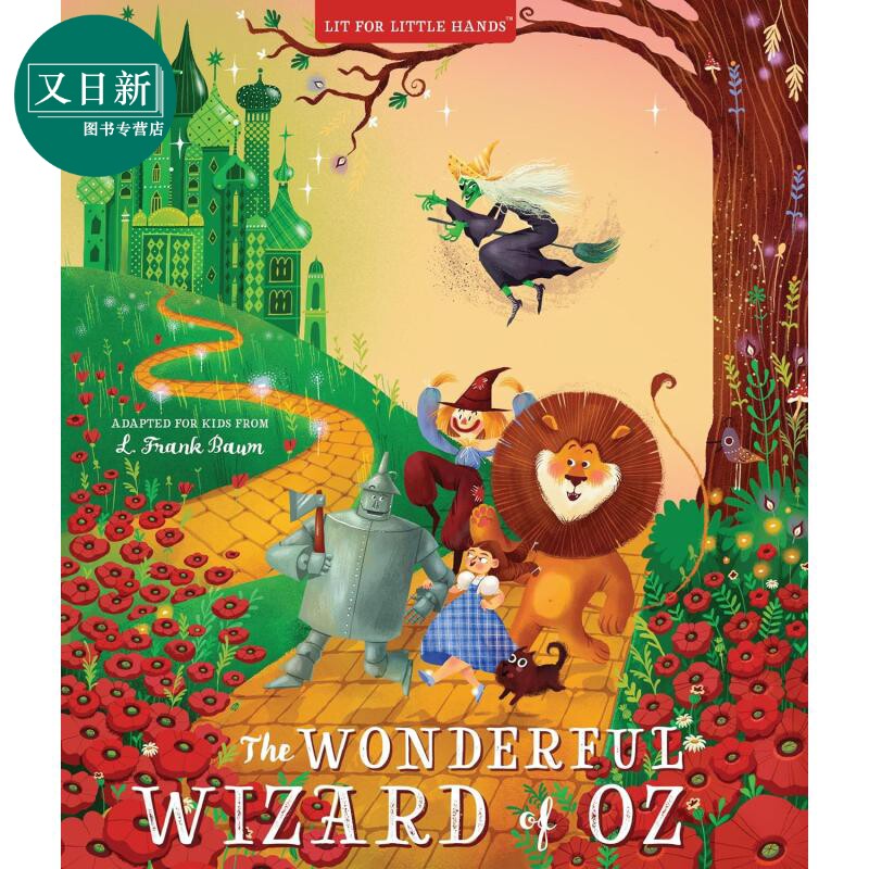 小手翻翻小童话Lit for Little Hands 绿野仙踪The Wonderful Wizard of Oz 英文原版儿童故事绘本纸板书小初文学 又日新