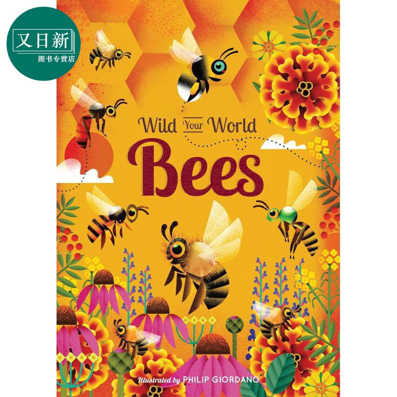 野生世界 蜜蜂 Wild Your World Bees 英文原版 儿童科普读物 动物知识绘本 少儿百科图画书 进口童书 精装 5岁+ 又日新