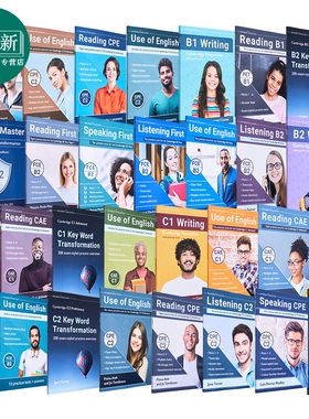 剑桥考试练习题系列 KET PET FCE CAE CPE考试 听力阅读写作口语语言运用训练模拟题A2-C2等级英国原版Prosperity 又日新