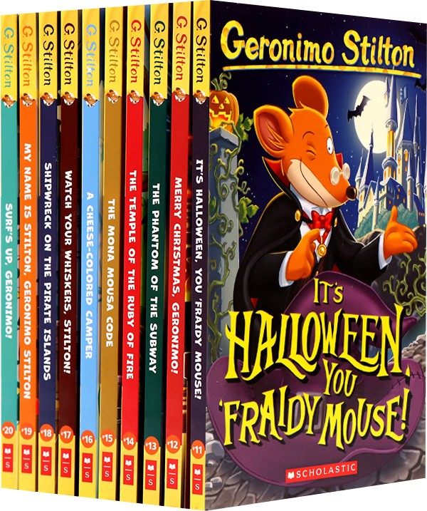 【送音频】老鼠记者11-20册英文原版 儿童章节书 ge