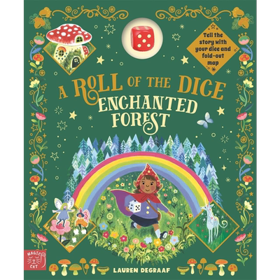 魔法森林奇遇记Lauren De Graaf A Roll of the Dice Game Book Enchanted Forest 英文原版儿童冒险故事绘本精装 又日新