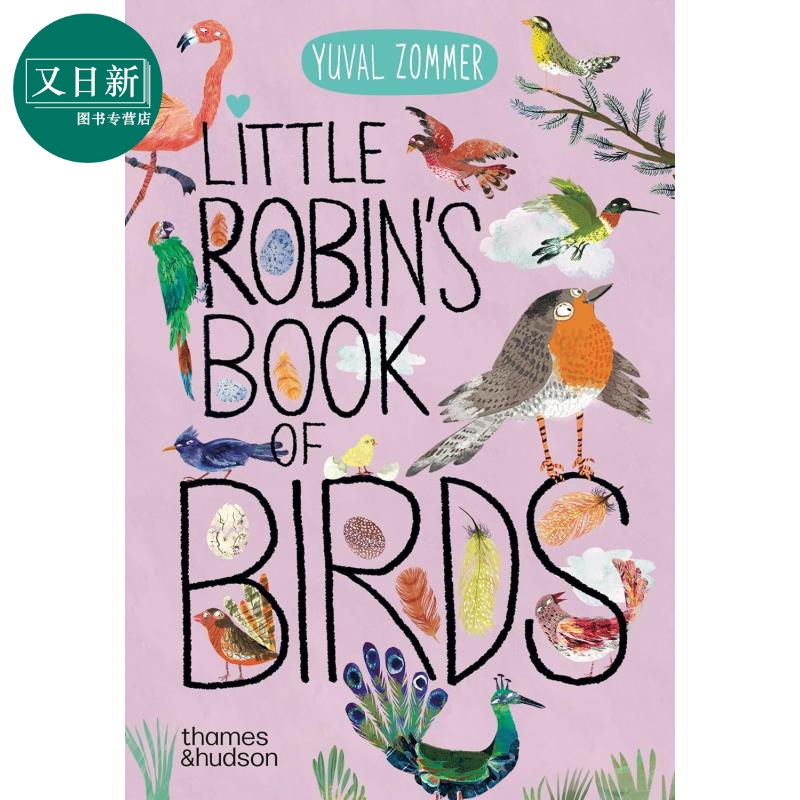 知更鸟的鸟类书 Little Robins Book of Birds 英文原版 儿童科普绘本 动物百科图画书 精美插图 进口童书 纸板书 又日新