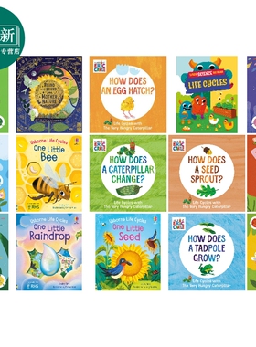 Life Cycles 生长生命周期 成长周期 英文原版儿童绘本 自然科学图画书 科普读物 周而复始的大自然 艾瑞卡尔 又日新
