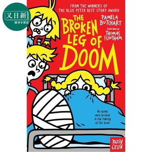 and Broken 伊兹和朋友们10 Izzy 儿童文学小说 又日新 预售 英文原版 Friends 断腿事件 Leg The 小初文学进口故事书 Doom