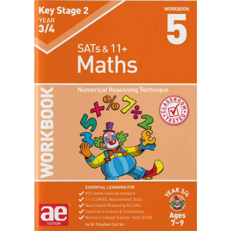 KS2数学三年级练习册5 数字推理技巧 英文原版 KS2 Maths Year 3/4 Workbook 5 Numerical Reasoning Technique 又日新