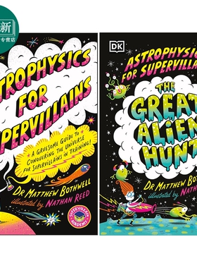 预售 DK超级反派的天体物理学 2册 英文原版 Astrophysics for Supervillains 儿童科学百科 科普读物 小初文学 进口书 又日新