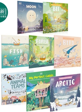DK绘本百科系列 动植物知识科普故事图画书8册 英文原版 Brendan Kearney Bird Fish Forest Arctic Bee 又日新