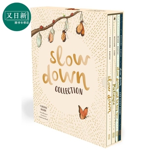 Gift Slow 小脚慢下来4本礼盒套装 Set 进口 Collection 儿童自然故事绘本 Down 又日新 The 英文原版 book
