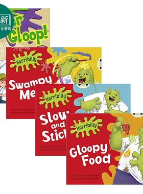 Pearson Bug Club Gloop Story 培生虫子俱乐部 格洛皮的故事套装4册 自然拼读图画书 5-6岁 1年级 英文原版 又日新